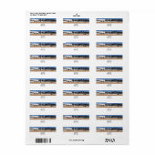 ウマランニングーズ差出人住所ラベル ラベル (フルシート)