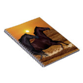 ウマランニングーズ海夕日 ノートブック (右側)