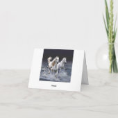 ウマランニングーズ装飾用クッション カード (裏面)