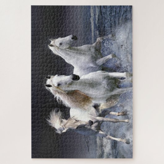 ウマランニングーズ装飾用クッション ジグソーパズル (縦)