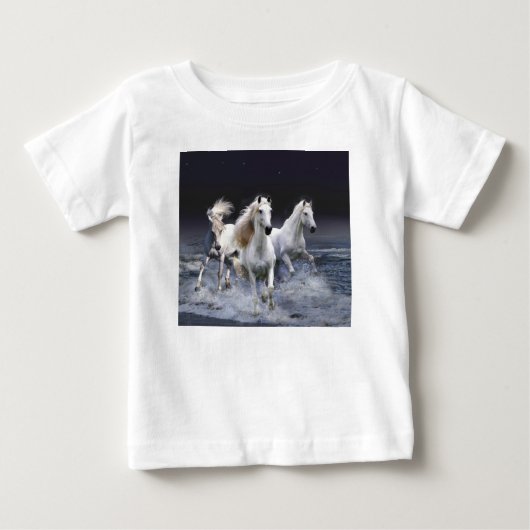ウマランニングーズ装飾用クッション ベビーTシャツ (正面)