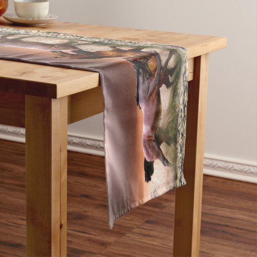 ウマランニングーズ・イン・ザ・サーフ ミディアムテーブルランナー (インサイチュ)