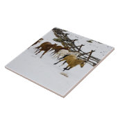 ウマランニングーズ・イン・スノー タイル (側面)