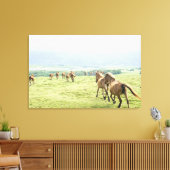 ウマランニングーズ キャンバスプリント (インサイチュ (リビング))