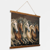ウマランニングーズ 吊り下げ型タペストリー (傾斜あり)