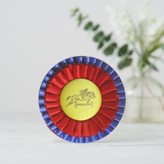 ウマリボン第13回誕生日パーティーの招待 招待状 (スタンド正面)