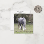 ウマン・フェンス！ポストカード ノートカード (正面/裏面インサイチュ)