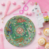 ウマ中国のーズデザイン紙プレート ペーパープレート (パーティー)