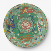 ウマ中国のーズデザイン紙プレート ペーパープレート (正面)