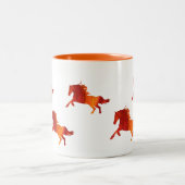 ウマ二音マグカップ ツートーンマグカップ (中央)