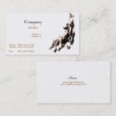 ウマ名刺 名刺 (正面/裏面)