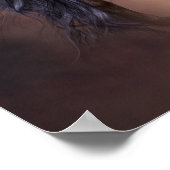 ウマ威厳のあるスタリオンフォト自然ウォールポスター ポスター (角)