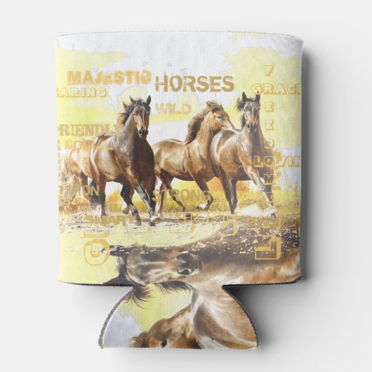 ウマ威厳のあるーズクーラーボックス 缶クーラー (裏面)