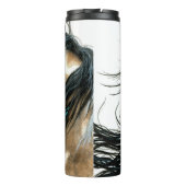 ウマ威厳のあるーズ・バイ・ビル タンブラー (裏面)