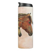 ウマ威厳のあるーズ・バイ・ビル タンブラー (回転右)