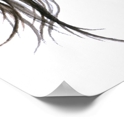 ウマ威厳のあるーポスターアートby Bihrle ポスター (角)