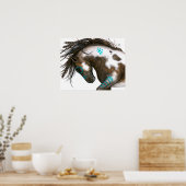 ウマ威厳のあるーポスターアートby Bihrle ポスター (キッチン)