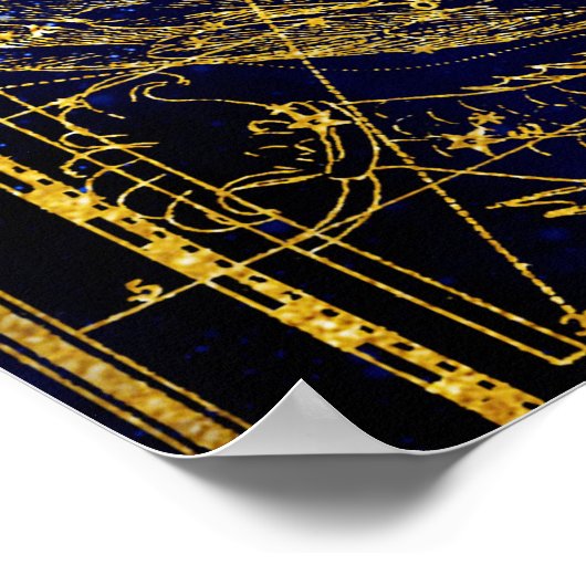 ウマ星座 ポスター (角)