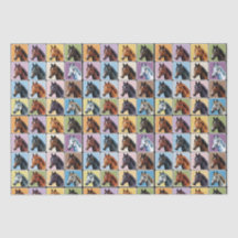 ウマ柄クリエイティブクラフトラッピング馬術