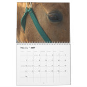 ウマ科のなカレンダー カレンダー (2月 2027)