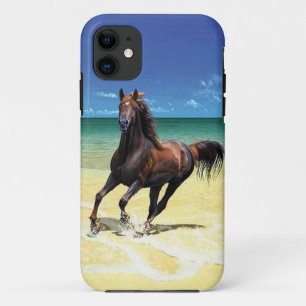 ウマ科のなビーチの美しいのiPhone 5の場合 iPhone 11 ケース
