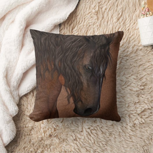 ウマ科のな夢の馬の枕ギフトまたは他 クッション (ブランケット)