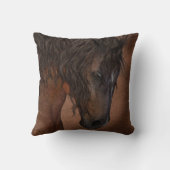 ウマ科のな夢の馬の枕ギフトまたは他 クッション (裏面)