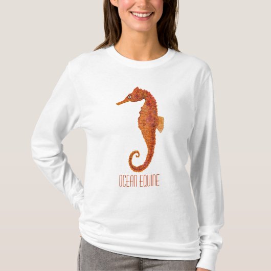 ウマ科のな海 Tシャツ (正面)