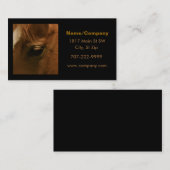 ウマ科のな目 名刺 (正面/裏面)