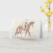 ウマ科のな芸術カード カード (黄色い花)