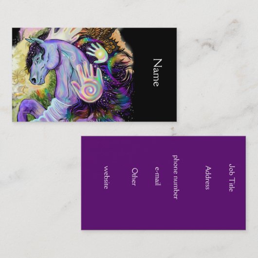 ウマ科のなDreams~ 名刺 (正面/裏面)