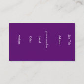 ウマ科のなDreams~ 名刺 (裏面)