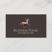 ウマ科のカイロプラクター馬の訓練の馬術 名刺 (正面)