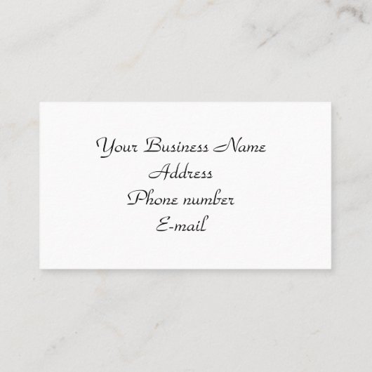 ウマ科の名刺 名刺 (裏面)