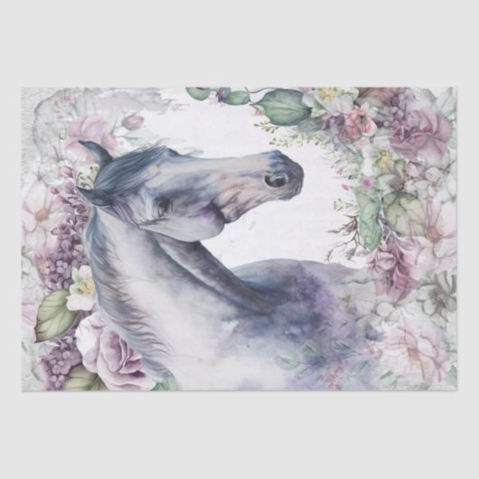 ウマ素晴らしグレイフローラ 薄葉紙 (正面)