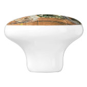 ウマ素朴サンフラワーワゴンホイールカウボーイブーツ セラミックノブ (側面)