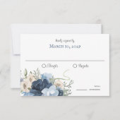 ウマ素朴シューズとフラワーバーンウッド 招待状 (正面)