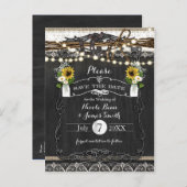 ウマ素朴シューズ&フラワーウェディング 案内ポストカード (正面/裏面)