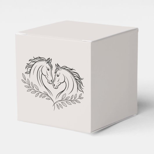 ウマ素朴ンカントリーウェスタン馬結婚乗 フェイバーボックス (正面サイド)