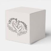 ウマ素朴ンカントリーウェスタン馬結婚乗 フェイバーボックス (裏面サイド)