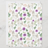 ウマ結婚ス・スクラップブック紙イン・ホワイト (裏面)