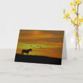 ウマ考えるーズ・オブ・ユー カード (黄色い花)