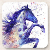 ウマ芸術的ウウォーター(ばちゃばちゃ)跳ねる絵画ズ コースター (正面)