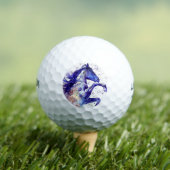 ウマ芸術的ウウォーター(ばちゃばちゃ)跳ねる絵画ズ ゴルフボール (インサイチュ 木)