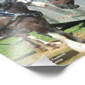 ウマ荷車を引くデュオ フォトプリント            (角)