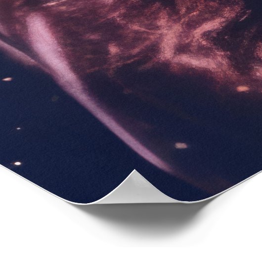 ウマ野生動物の荒野威厳のあるシュレアリスト ポスター (角)