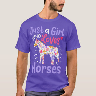 ウマ馬好き1 Tシャツ