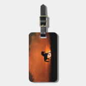 ウマ&サンファンタジーかわいい ラゲッジタグ (正面縦)