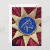 ウマ・ショー・ロゼット ポストカード (正面/裏面)