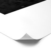 ウマ&ムーンアートポップ・アートのスクエアポスタープリント ポスター (角)